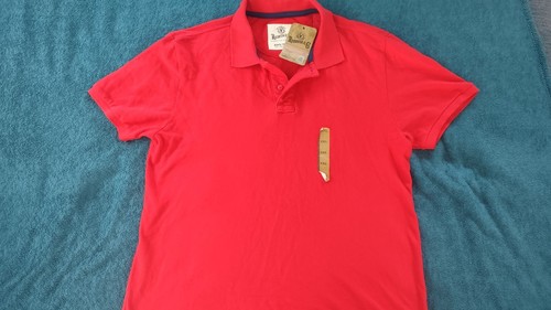 SEARS ROEBUCK & CO Young Men's 100% Cotton Polo Shirt NWT XXL RED $30 MSRP