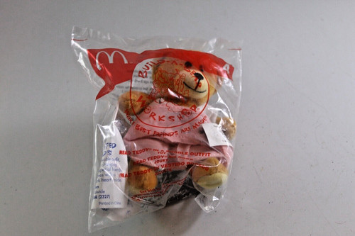 2006 Build A Bear Workshop McDonalds Happy Meal Toy #4 Read Teddy Poodle Outfit
